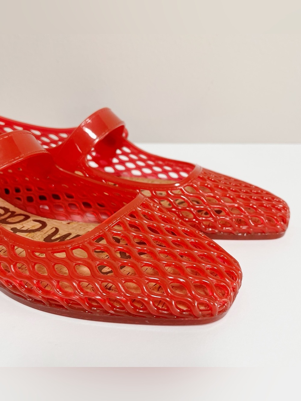 Sam Edelman NWOB Michaela Jelly Mary Jane Flat Shoes Size 10 Retro 90s Y2K - Picture 3 of 14